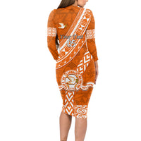 custom-tailulu-college-long-sleeve-bodycon-dress-tongan-kupesi-pattern