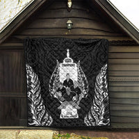 New Zealand Rugby Quilt The Haka With Champions Cup LT05 - Polynesian Pride