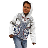 Hawaii Kid Hoodie Barkcloth Pattern Vintage Style LT05 - Polynesian Pride