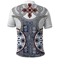 Hawaii Polo Shirt Barkcloth Pattern Vintage Style LT05 - Polynesian Pride