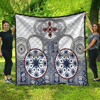 Hawaii Quilt Barkcloth Pattern Vintage Style LT05 - Polynesian Pride