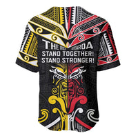 Niue And Aotearoa Baseball Jersey Together For Te Tiriti O Waitangi LT05 - Polynesian Pride