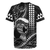 Hawaii Ikaika Warrior Helmet Rugby Jersey Black Tribal Tattoo