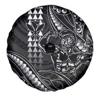 Hawaii Ikaika Warrior Helmet Spare Tire Cover Black Tribal Tattoo