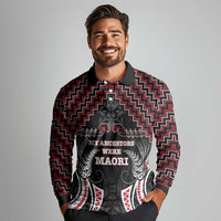 Aotearoa Long Sleeve Polo Shirt Proud To Be Maori
