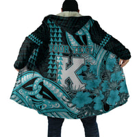 Personalised Hawaii Kapolei High School Cloak Tribal Tattoo With Hibiscus Flowers