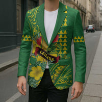 Personalised Hawaii Leilehua High School Blazer Tribal Tattoo With Hibiscus Flowers LT05 - Polynesian Pride