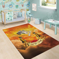 New Zealand And Australia ANZAC Day Area Rug Sinai Palestine Campaign Lest We Forget