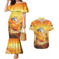 New Zealand And Australia ANZAC Day Couples Matching Mermaid Dress and Hawaiian Shirt Sinai Palestine Campaign Lest We Forget