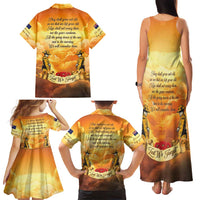 New Zealand And Australia ANZAC Day Family Matching Tank Maxi Dress and Hawaiian Shirt Sinai Palestine Campaign Lest We Forget
