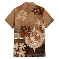 Tonga Emancipation Day Family Matching Off Shoulder Maxi Dress and Hawaiian Shirt Tongan Kupesi Ngatu Pattern Vintage Style LT05 - Polynesian Pride