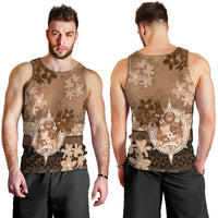 Tonga Emancipation Day Men Tank Top Tongan Kupesi Ngatu Pattern Vintage Style