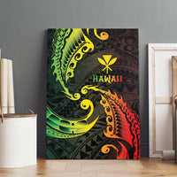 AAPI Heritage Month Canvas Wall Art Kanaka Maoli Polynesian Tribal Wave