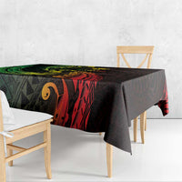 AAPI Heritage Month Tablecloth Kanaka Maoli Polynesian Tribal Wave