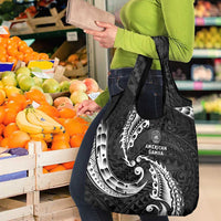 AAPI Heritage Month Grocery Bag American Samoa Polynesian Tribal Wave