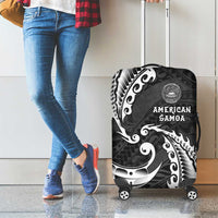 AAPI Heritage Month Luggage Cover American Samoa Polynesian Tribal Wave LT05 - Polynesian Pride