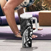 AAPI Heritage Month Tumbler With Handle American Samoa Polynesian Tribal Wave