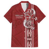 Tonga Language Week Family Matching Long Sleeve Bodycon Dress and Hawaiian Shirt Malo e Lelei Kupesi Ngatu Pattern
