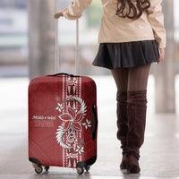 Tonga Language Week Luggage Cover Malo e Lelei Kupesi Ngatu Pattern LT05 - Polynesian Pride