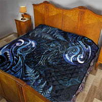 Aotearoa New Zealand Octopus Quilt Silver Fern Maori Pattern