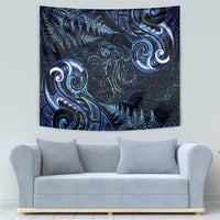 Aotearoa New Zealand Octopus Tapestry Silver Fern Maori Pattern