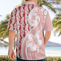 Samoa Teuila Hawaiian Shirt Pink Samoan Siapo Motifs LT05 - Polynesian Pride