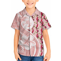 Samoa Teuila Hawaiian Shirt Pink Samoan Siapo Motifs LT05 - Polynesian Pride
