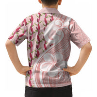 Samoa Teuila Hawaiian Shirt Pink Samoan Siapo Motifs LT05 - Polynesian Pride