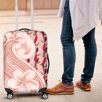 Samoa Teuila Luggage Cover Pink Samoan Siapo Motifs
