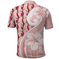 Samoa Teuila Polo Shirt Pink Samoan Siapo Motifs LT05 - Polynesian Pride