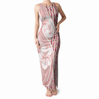 Samoa Teuila Tank Maxi Dress Pink Samoan Siapo Motifs LT05 Women Pink - Polynesian Pride