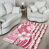 Samoa Teuila Area Rug White Samoan Siapo Motifs