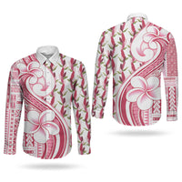 Samoa Teuila Couples Matching Tank Maxi Dress and Long Sleeve Button Shirt White Samoan Siapo Motifs LT05 - Polynesian Pride