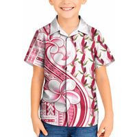 Samoa Teuila Kid Hawaiian Shirt White Samoan Siapo Motifs LT05 Kid White - Polynesian Pride