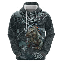 Hawaii Mo'o Lizard God Hoodie Polynesian Style LT05 - Polynesian Pride