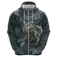 Hawaii Mo'o Lizard God Hoodie Polynesian Style LT05 - Polynesian Pride