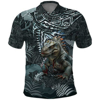Hawaii Mo'o Lizard God Polo Shirt Polynesian Style