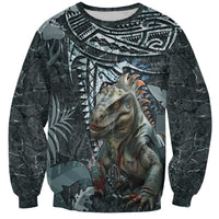 Hawaii Mo'o Lizard God Sweatshirt Polynesian Style