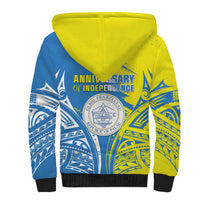 Palau Independence Day Sherpa Hoodie Happy 30th Anniversary