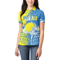 Palau Independence Day Women Polo Shirt Happy 30th Anniversary