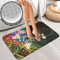 Hawaii Strong Bathroom Set Polynesian Tribal Tropical Flowers