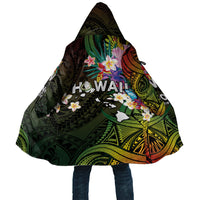 Hawaii Strong Cloak Polynesian Tribal Tropical Flowers
