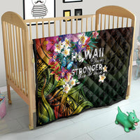 Hawaii Strong Quilt Polynesian Tribal Tropical Flowers