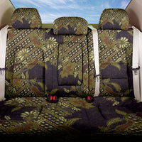 Indonesian Parang Batik Back Car Seat Cover Yellow Floral Pattern