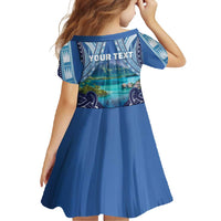 Personalised French Polynesia Bora Bora Family Matching Tank Maxi Dress and Hawaiian Shirt Beach Landscape Polynesian Style LT05 - Polynesian Pride