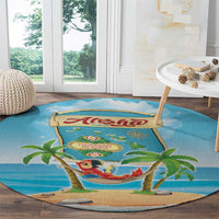 Aloha Hawaii Round Carpet Funny Macaw Parrot Tropical Vibe LT05 - Polynesian Pride