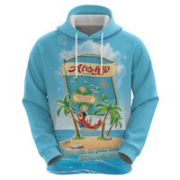 Aloha Hawaii Zip Hoodie Funny Macaw Parrot Tropical Vibe