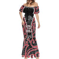 Aotearoa Waitangi Day Mermaid Dress Maori Warrior Tribal Tattoo LT05 - Polynesian Pride