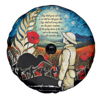 Kei Wareware Tatou New Zealand ANZAC Day Spare Tire Cover Starry Night Inspo Style