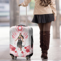 New Zealand Women's Day Luggage Cover Maori Wahine Polynesian Pattern